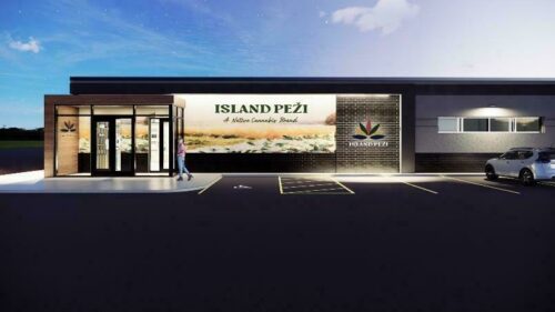 Island Pezi building render
